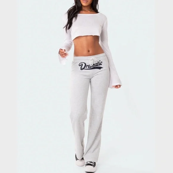 ❤️NWOT Edikted semi sheer long sleeve crop top white small - Picture 9 of 10